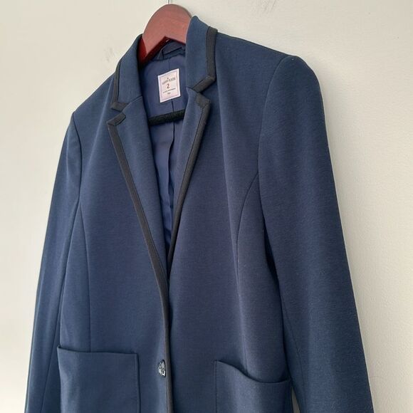 Gap Women’s The Academy Blazer Navy Preppy Career Blazer - Size 2 - Picture 5 of 14